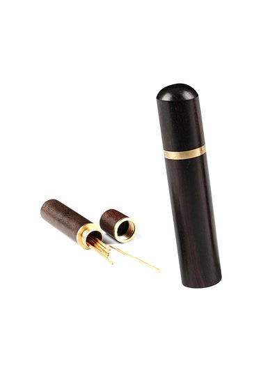 Suntek Ev Otel Için Kürdan Tutucu Saklama Kabı Çok İşlevli Siyah Siyah