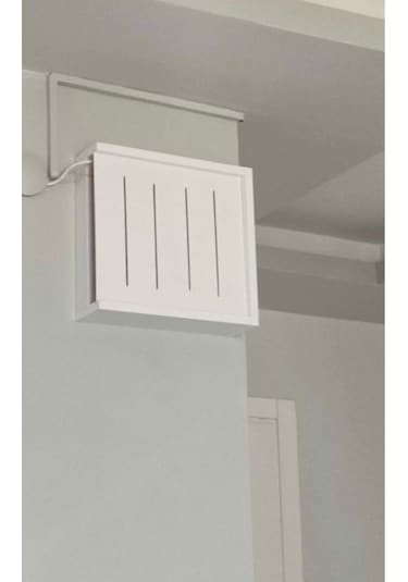 Besa Home Wi-fi Wifi Kutusu Şartel Modem Kutusu Priz Elektrik Kablo Gizleme Montaj Dekoratif Mobilya Beyaz