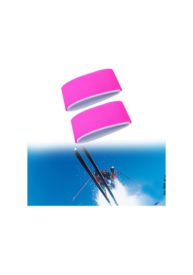 Suntek 2x Kayak Askıları, Sargıları Kravatları, Ekipmanını Gül Kırmızısı Pembe