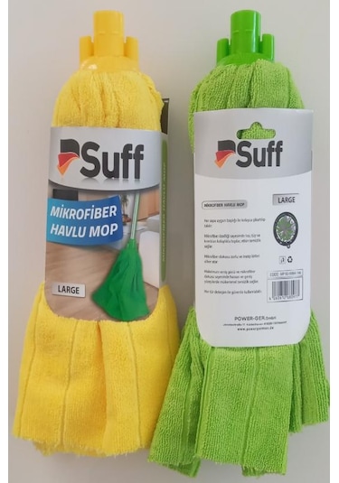 Suff 2 Adet Suff Mikrofiber Havlu Mop Large