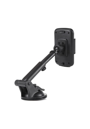 Sones Vantuzlu Evrensel Dönebilen Ayar Araç Ön Camı Cep Telefonu Tutucusu Siyah