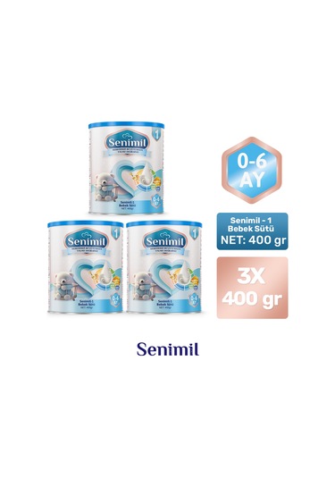 Senimil 1 Bebek Sütü 400 G 3 Adet