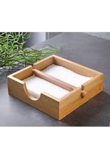 Bambu Peçetelik 18x5 Ahşap