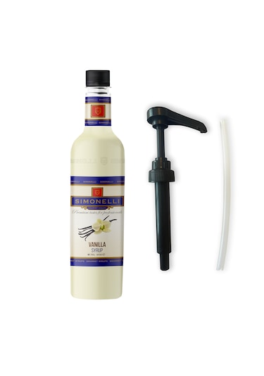 Simonelli Kahve Şurubu Karamel Aromalı + Vanilya Aromalı 2 x 700 ML