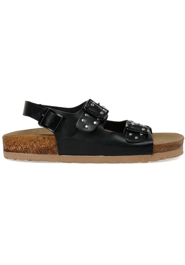 Nine West Rıla 3fx Siyah Kadın Kalın Taban Sandalet 000000000101339590 Siyah
