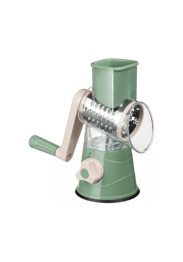 Çok Fonksiyonlu Sebze Doğrayıcı 3'ü 1 Arada, Davul Tipi 214846942 Yeşil