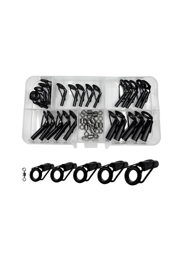 Reedark Deniz Ve Tatlı Su İçin 35 Adet Siyah Antenmeği Engelleme Olta Kamışı Uç Rehberi Seti - Dayanıklı Malzeme, Kolay Kullanim