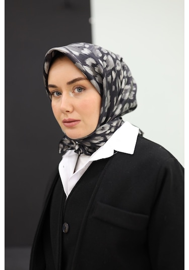 Silk Home Twill İpek Eşarp 11451-34 Füme