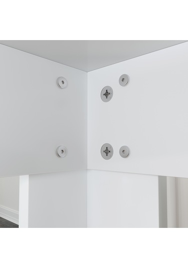 Single  Beyaz Dikdörtgen Yemek Masası 120x80 / Beyaz