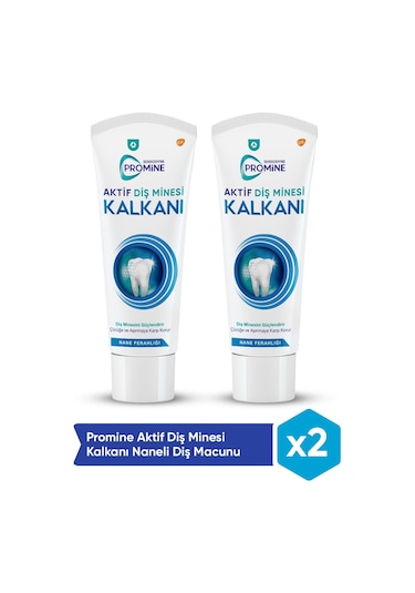 Sensodyne Promine Aktif Diş Minesi Kalkanı Naneli Diş Macunu 2 x 75 ML