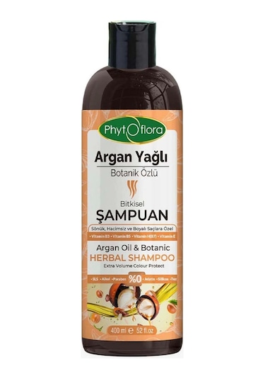 Phytoflora Argan Yağlı Botanik Özlü Bitkisel Şampuan 400 ML