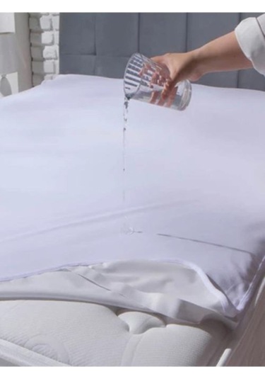 Bebesi Köşe Lastikli Sıvı Geçirmez 200x200 Cm Çift Kişilik Alez Micro Beyaz