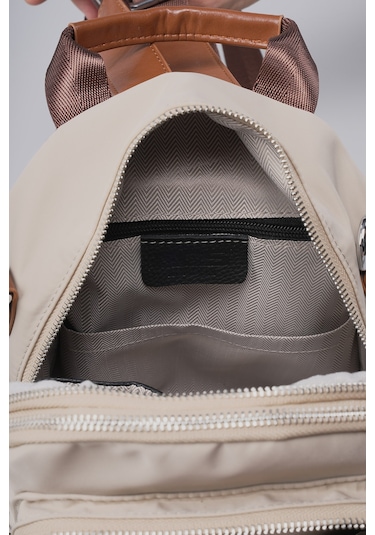 Ççs Kadın Sırt Çantası Ccs18024 Bej Bej