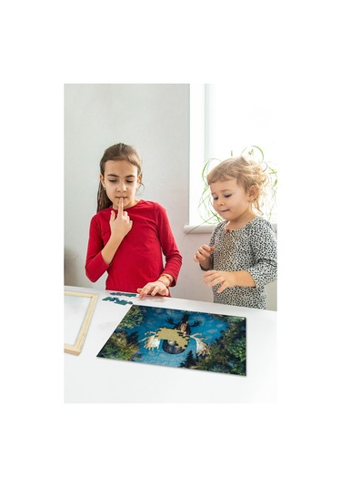 Ahşap Çerçeveli Puzzle - Tablo Hthp - 012 23 X 32 120 Parça