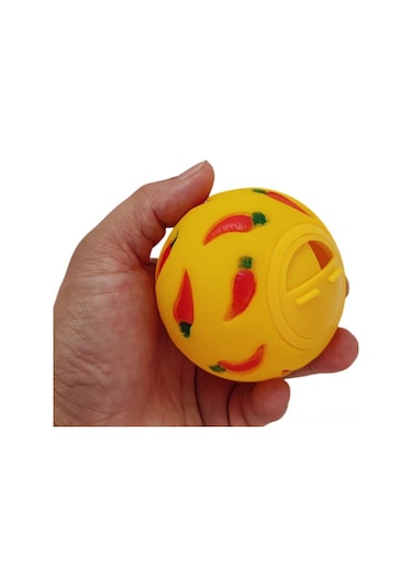 Hangfox Küçük Hayvanlar İçin Dayanıklı Pvc Yavaş Yem Leakage Topu - Tavşan Ve Gine Domuzu Oyuncağı Mavi