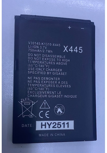 Gigaset X445 Batarya