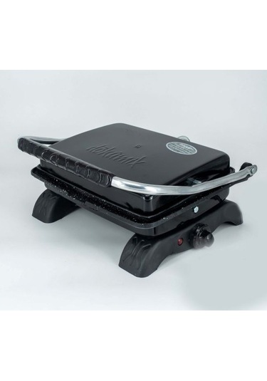 Dökümix Demir Döküm Granit Siyah 1800 Watt 4-6 Dilim Ev-sanayi-büfe Tipi Tost Makinası Ve Izgara