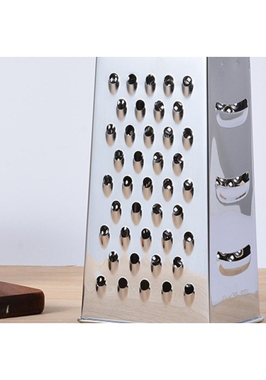 Rende Peynir Sebze Dilimleyici Patates Mutfak Sarımsak Rende Kutusu Havuç Rendeleyici Rende Profesyonel Paslanmaz Çelik Soyucu Gümüş