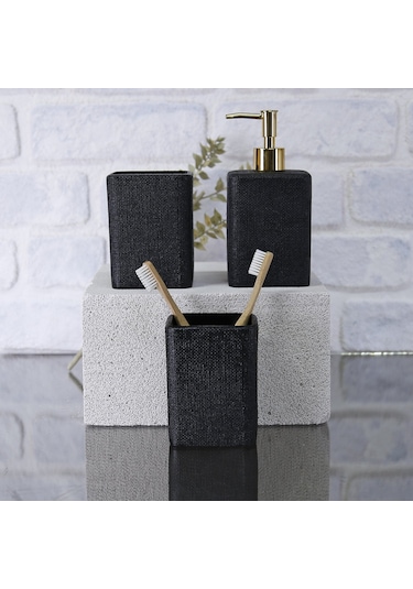 Linen Diş Fırçalık Siyah
