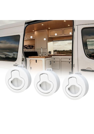 Suntek Magideal Gömme Soyunma Çekme Mandalı 3 Adet Beyaz