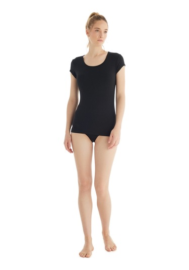 Blackspade Kadın T-shirt Silver 1622 - Siyah