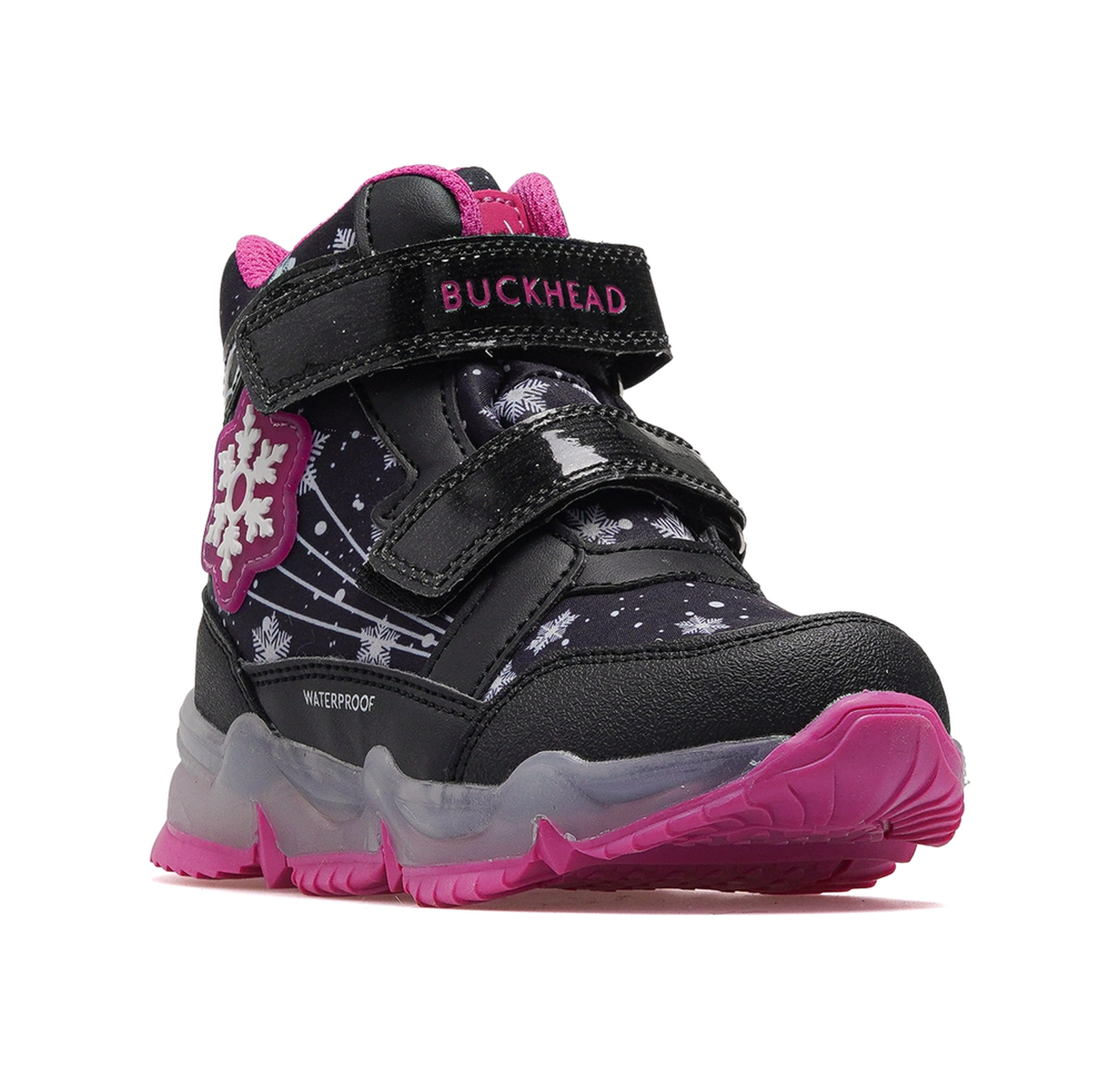Buckhead Snowy Kız Çocuk Waterproff Outdoor Işıklı Bot 25k Buck3034 Siyah Siyah