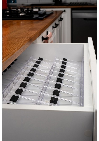 Mienda Home 36 Parça Baharatlık Şeffaf-lego Stand Çok Amaçlı Düzenleyici-mhydklego36-organizer Şeffaf