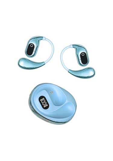 Jianan Blue 2025 Aı Real-time Translation Earphones, Led Display, 144 Languages Supported, Type-c Charging 01