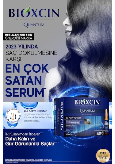 Bioxcin Quantum Ekstra Hacim & Bakım Serumu 15x6 - Dökülme Karşıtı İnce Saçlar İçin