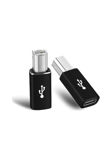 Type C Dişi To Usb B Yazıcı Midi Ekipmanları Için Çevirici Adaptö