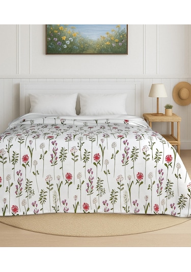 Menderes Home Cotton Collection Tek Kişilik Pike Fleur Çok Renkli