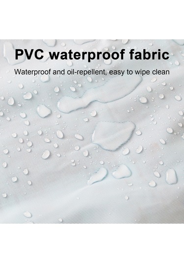 Neevoyu Yemek Örtüsü Yetişkinler İçin Su Ve Yağ Geçirmez Çift Katlı 45x90 Cm Mavi Kare Desenli Beslenme Fantezi Mavi