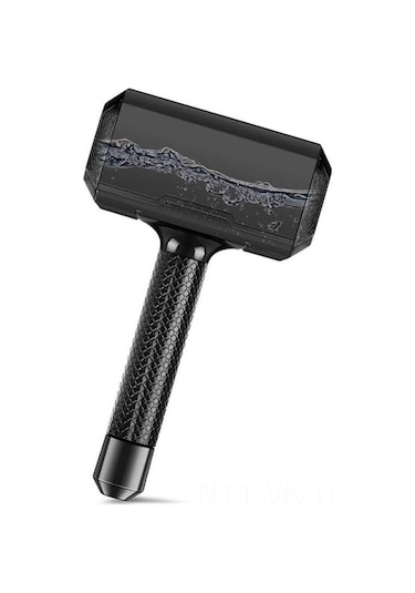 Vkemall Mavi 1.7l Petg Plastik Çekiç Şekilli Su Şişesi - Spor, Egzersiz, Seyahat İçin Dayanıklı Ve Taşınabilir Büyük Kapasiteli Su Deposu