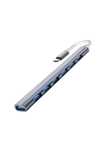 Venturemart Usb 3.0 & 2.0 Hub, Usb C Hub, 7-port Çoklu Ayırıcı, 5gbps Hızlı Veri Aktarımı, Pc Ve Bilgisayar İçin Kulla