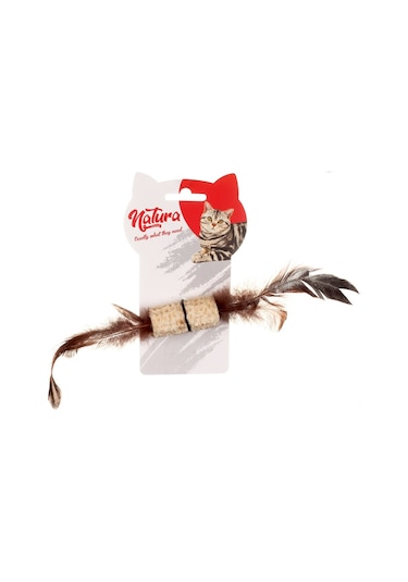 Natura PTC-004 25 CM Tüylü Diş Kaşıma Kedi Oyuncağı