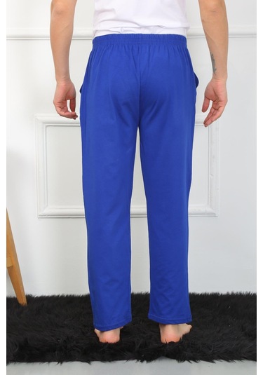 Akbeniz Erkek Pamuk Saks Tek Alt Pijama 27495 Saks Saks Mavi