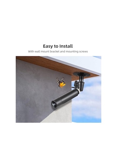 Geeksen Ntsc Sistemi 1080p 2mp Cctv Kamera - 3.6mm Lensli Mini Güvenlik Kamerası, Montaj Braketi İle Analoj Dvr Uyumlu