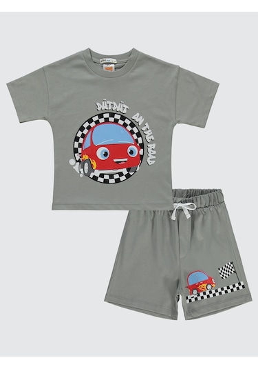 Civil Boys Erkek Çocuk Takım 2-5 Yaş Gri Mavi