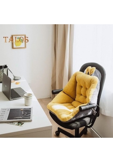 Yeşil Karikatür Kısa Peluş Koltuk Minderi Aşınmaya Dayanıklı Ultra Kalın Süper Yumuşak Doldurulmuş Oturma Minderi Sandalye Yastık Dekor