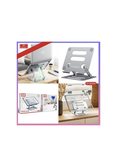 Earldom Eh204 Ayarlanabilir Metal Laptop Ve Tablet Standı