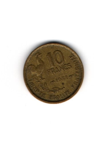 Fransa 10 Frank 1951 Mp2073