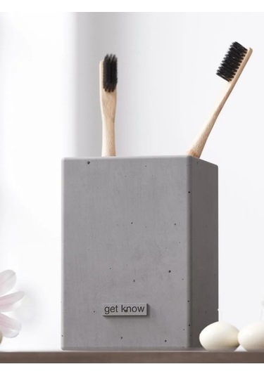Getknow Home Banyo İçin Diş Fırçası Bardağı 269935371 Gri