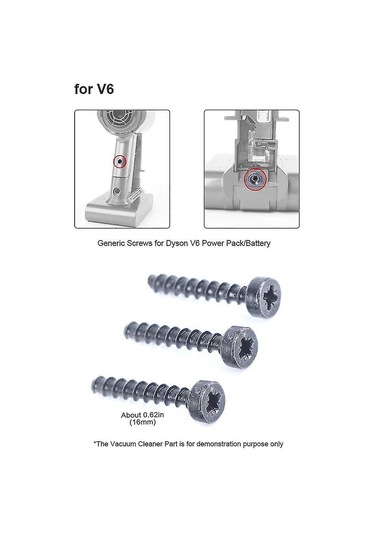 Konesam V6 V7 V8 V10 V11 Elektrikli Süpürgeler İçin 3 Adet Metal Gri Vida Seti Sv09 Sv10 Sv11 Sv12 Sv14 Batarya Uyumlu