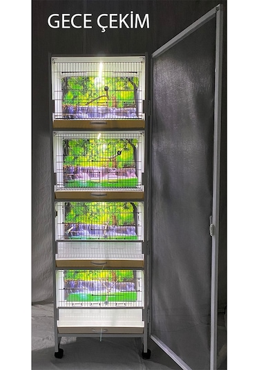 İstanbul Kafes Model 1 Pvc Kuş Dolabı