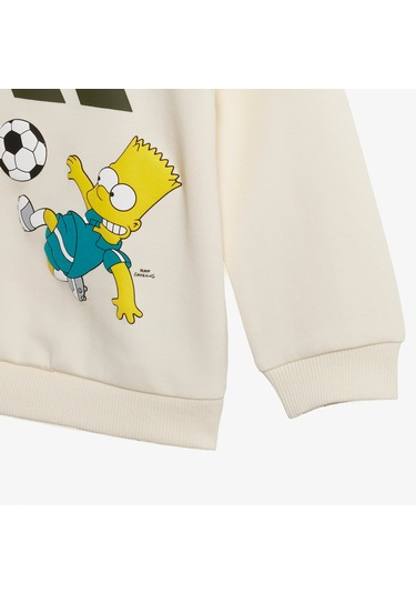 adidas The Simpsons Bebek Krem Eşofman Takımı Jl9175 Krem