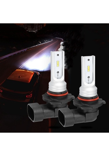 Springsun H10/9145 72w 6000k Beyaz Led Faro Ampülü, 3200lm Parlaklık, Yağmur Ve Tozda Görünürlük Artırıcı, Su Geçirmez, 2 Adet