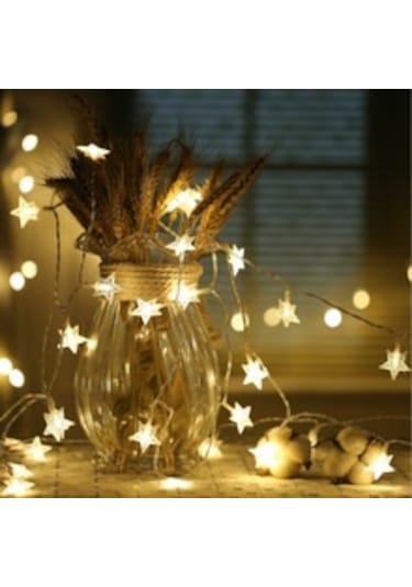 YILBAŞI LED IŞIK YILDIZ İP LED 5 MT FİŞLİ GÜN IŞIĞI