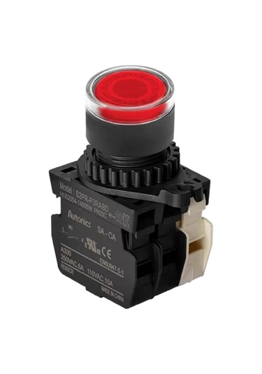Autonics S2pr-p3rablm ,kontak-1a1k Kırmızı-220v Yaylı M22 Buton