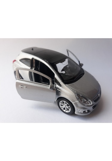 Opel Corsa Opc Metal Araba Dıecast Koleksiyon Metalik Gri
