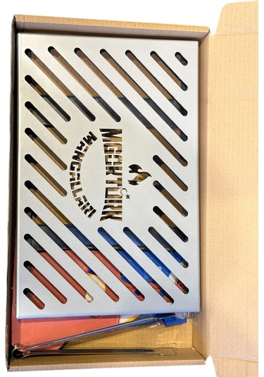 Ateş Üstü Izgara Gri Siyah